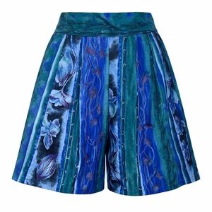 Mikaela Bermuda Comfy Loose House Shorts Women SZ S Vacation Resortwear Grunge